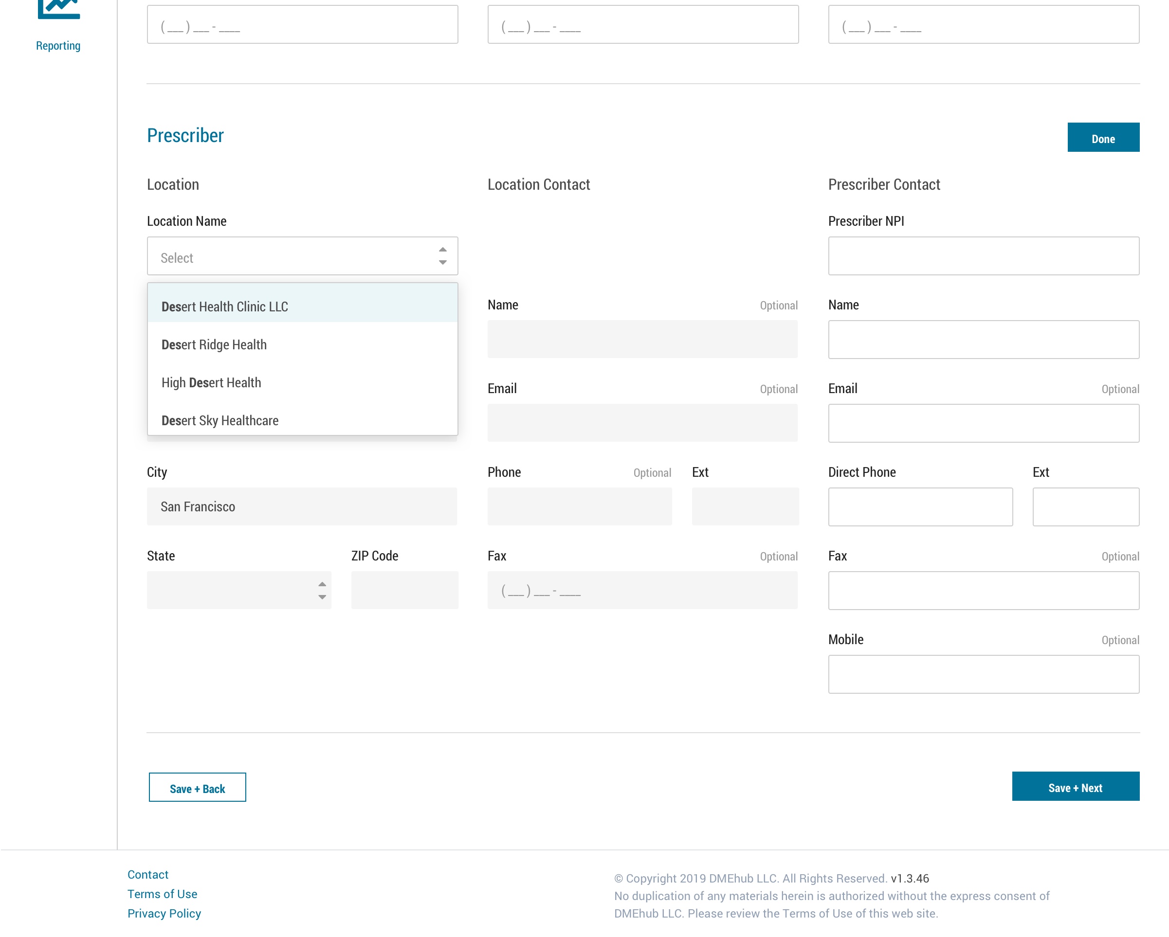 DME Hub screenshot 2